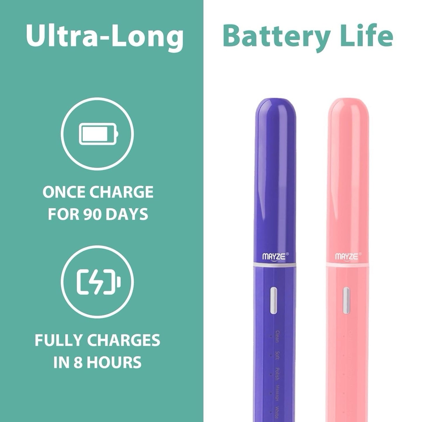 Electric Toothbrush Sonicare with 6 Brush Heads