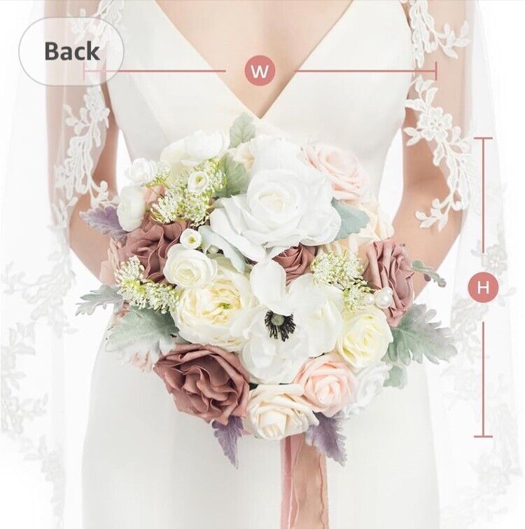 13in Rose Bouquet Home Décor Artificial Flowers Graduations, Performances, Birthdays, Proposals, Baby Showers, Weddings Home Décor, Dining Tables, Offices,Bedrooms