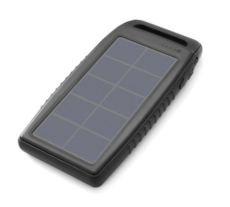Nekteck Solar Charger 10000mAh Rain-resistant Dirt/Shockproof Dual USB Port