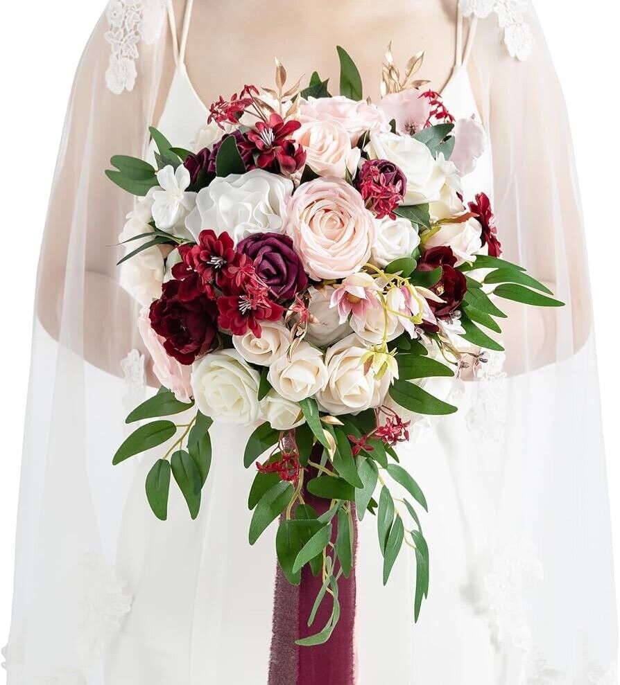 13in Rose Bouquet Home Décor Artificial Flowers Graduations, Performances, Birthdays, Proposals, Baby Showers, Weddings Home Décor, Dining Tables, Offices,Bedrooms