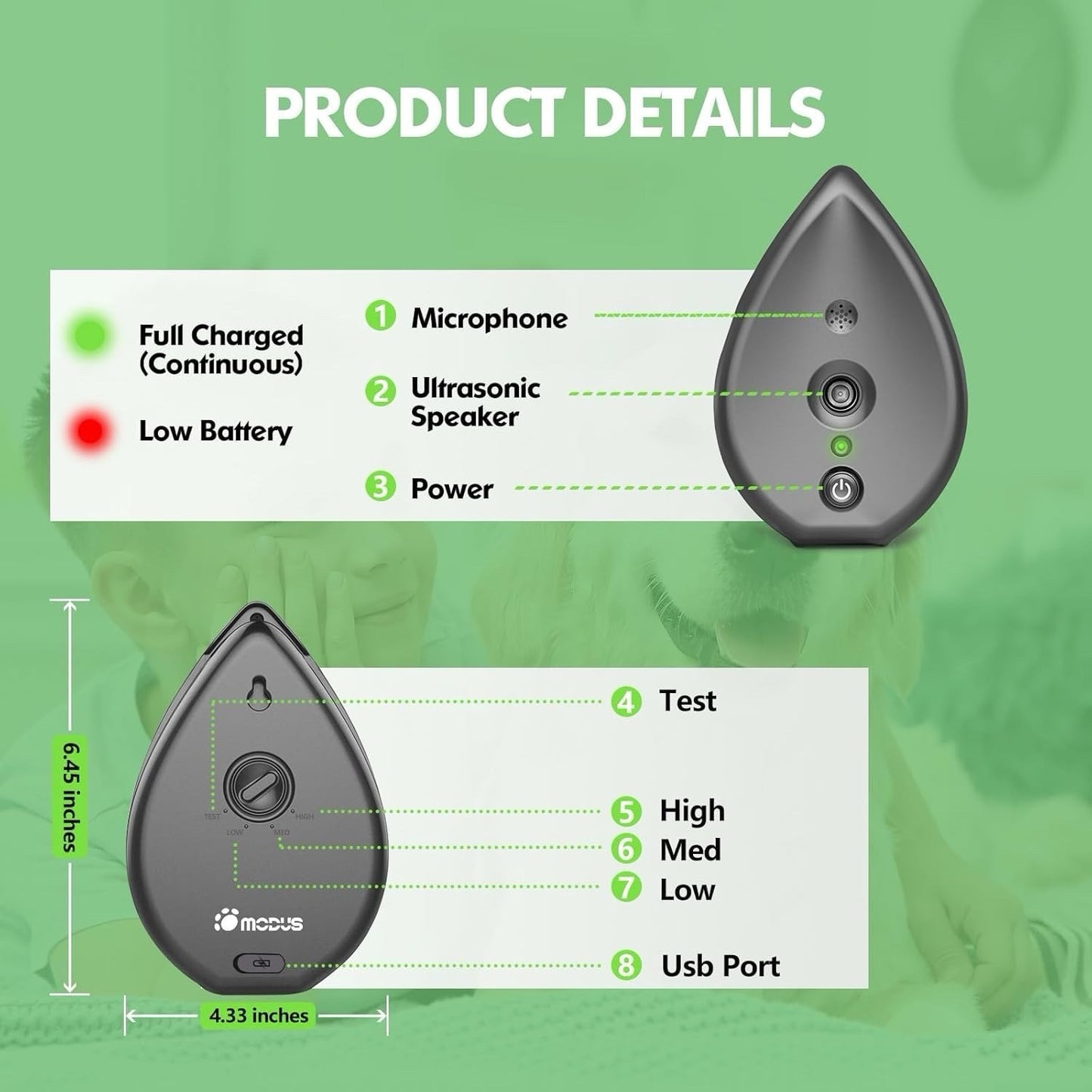 anti barking control device ultrasonic dog bark