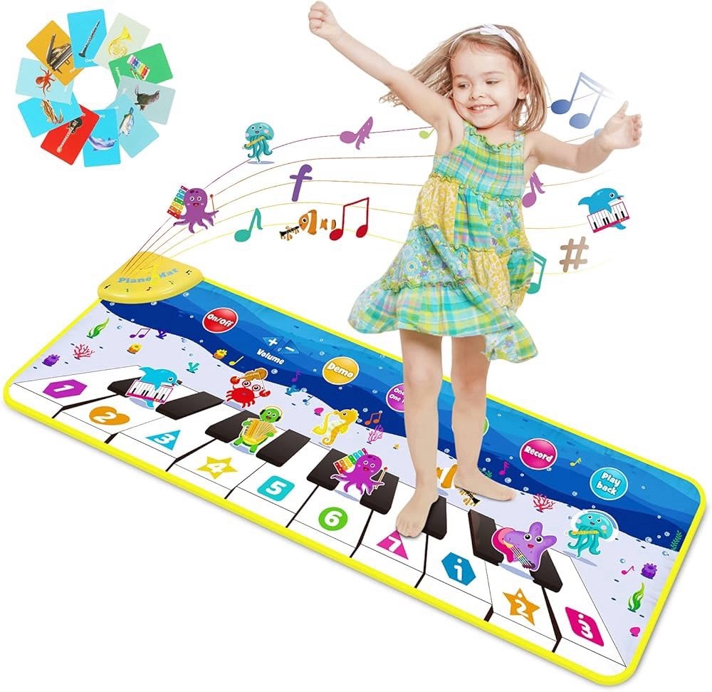 Kids Musical Piano Mat – 43” Touch Play Mat