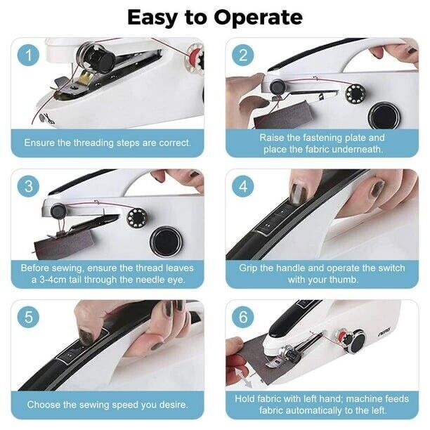Sewing Machine Portable Electric Compact, Beginners Sewing Portable Compact