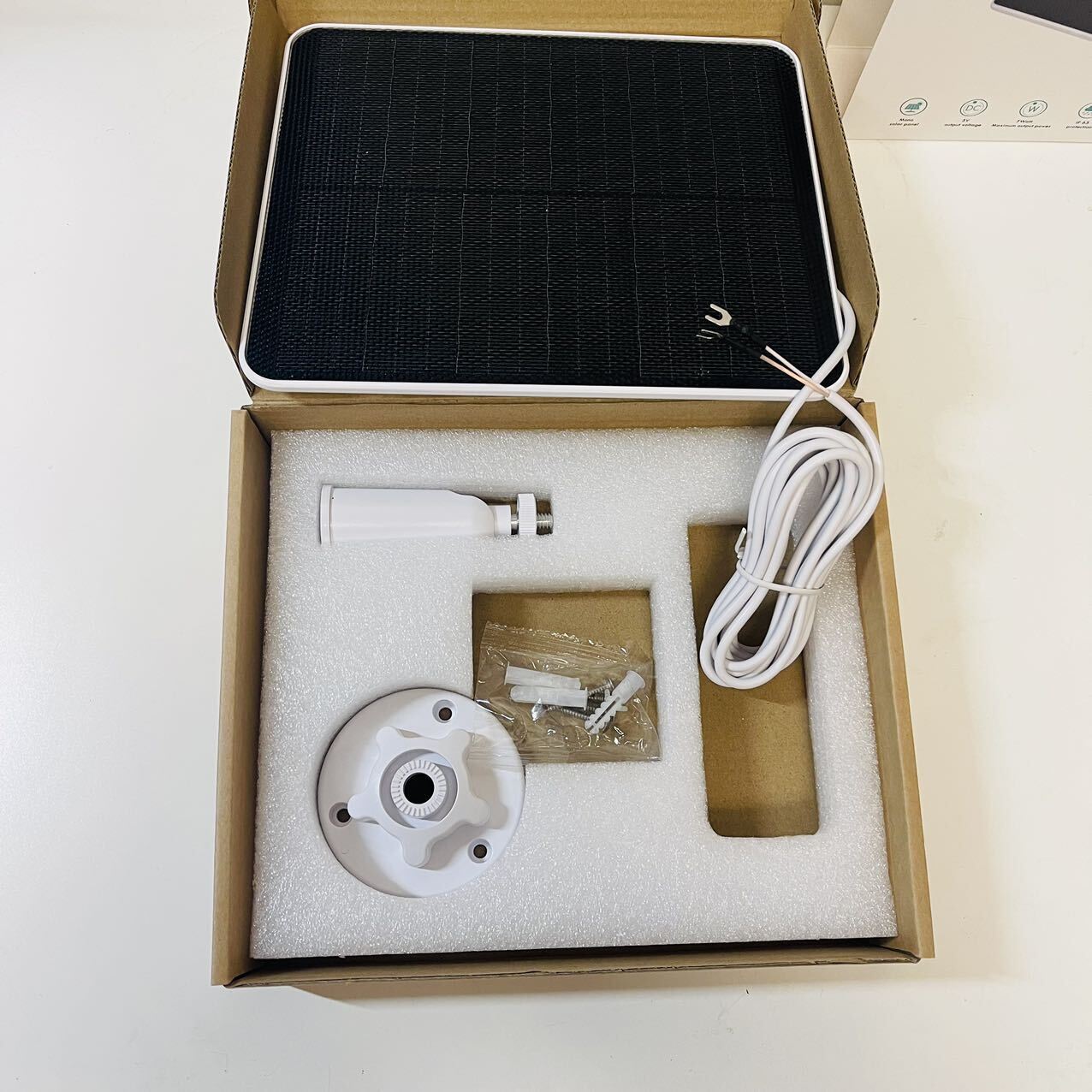 Solar Panel -10ft cable. 7W 5V Solar Panel for Ring Video Doorbell 3/3+/4. ETC.