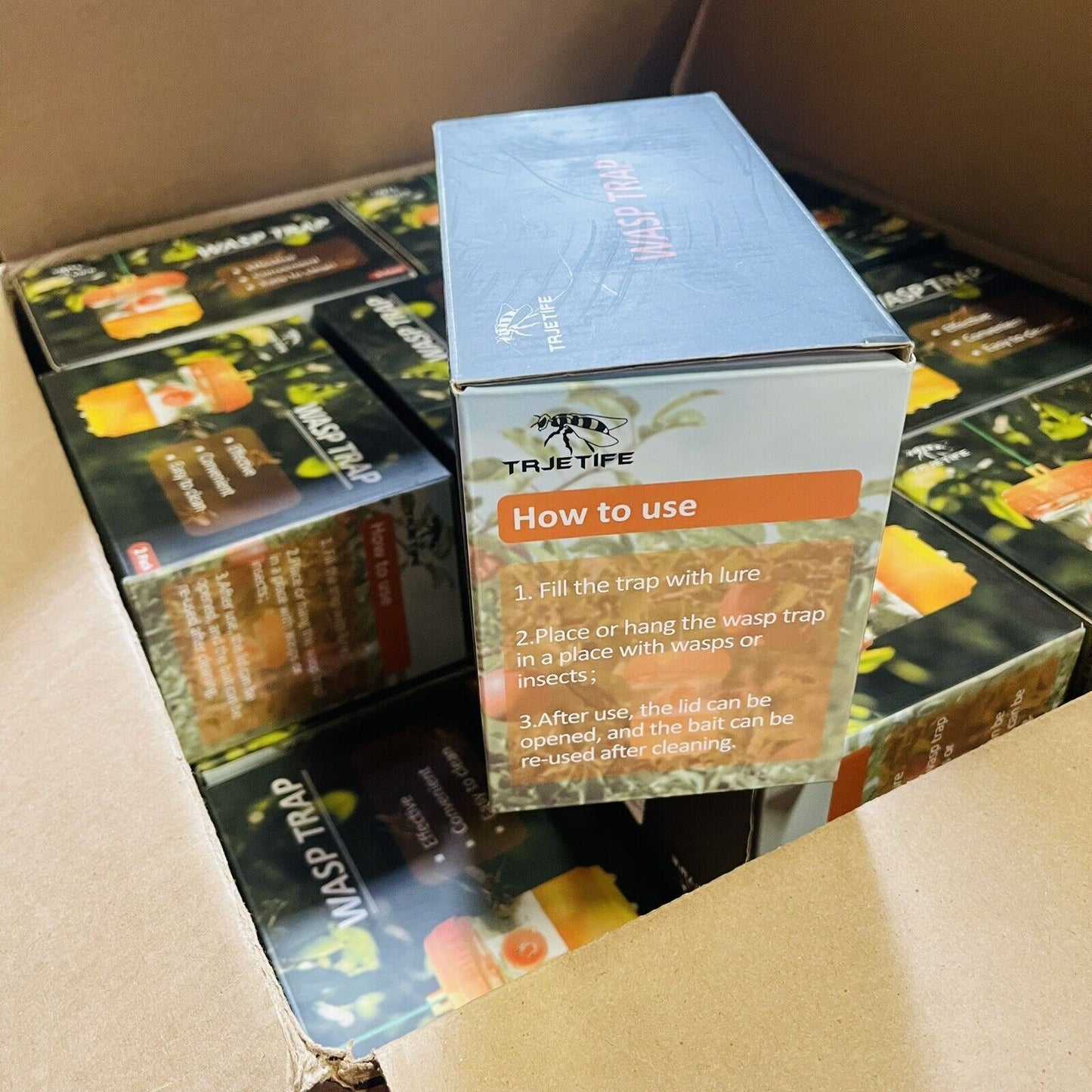 2 件装黄蜂陷阱捕捉器,蜜蜂陷阱,户外黄蜂驱赶器杀虫剂