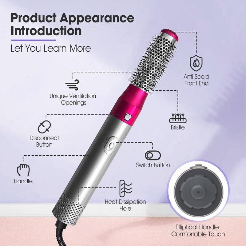 10pack Wholesale lots 5 in 1 Hair Dryer Brush, 1 Set Hair Dryer & Hair Styler