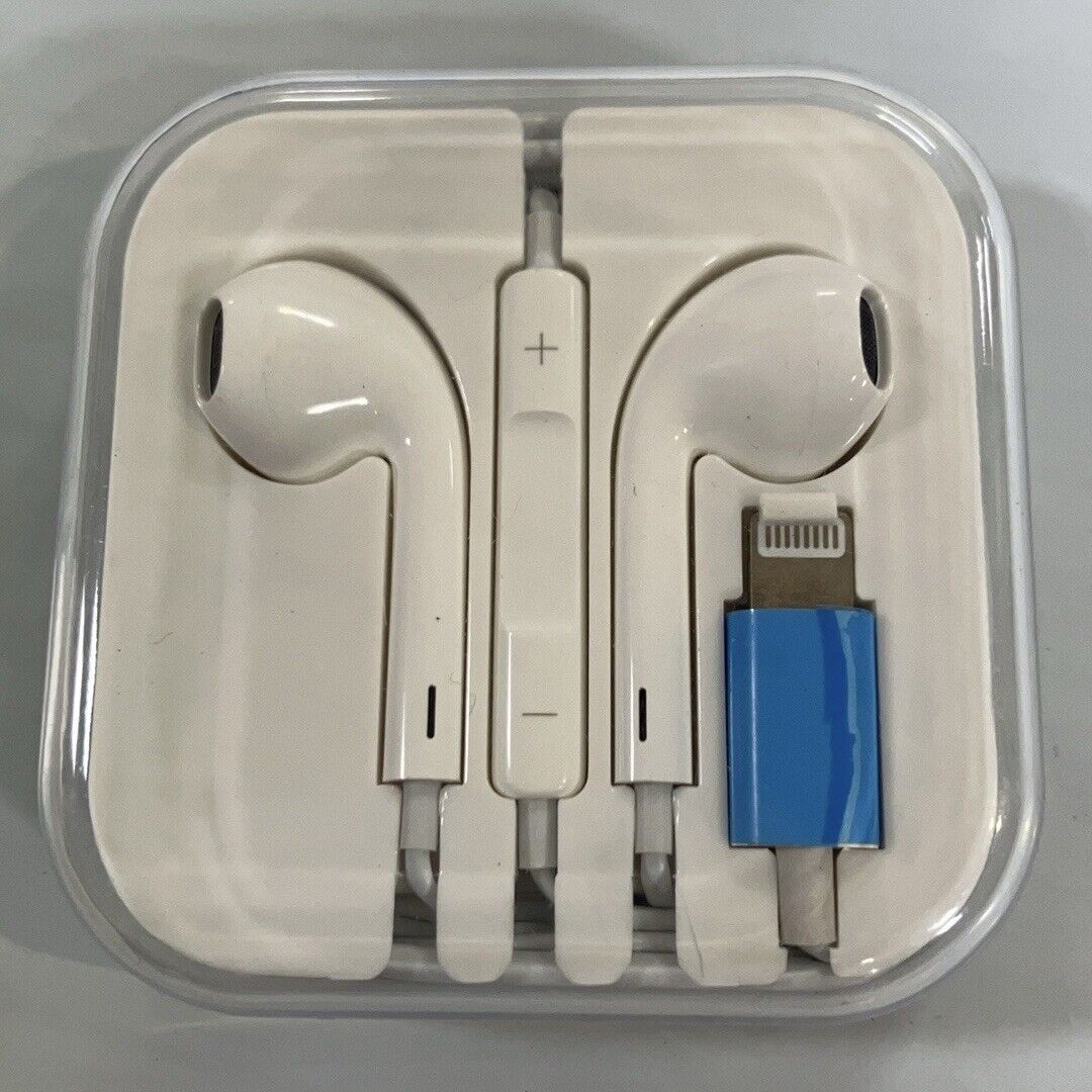 2 Packs-Earbuds for iPhone Headphones Wired Lightning Earphones Headphones