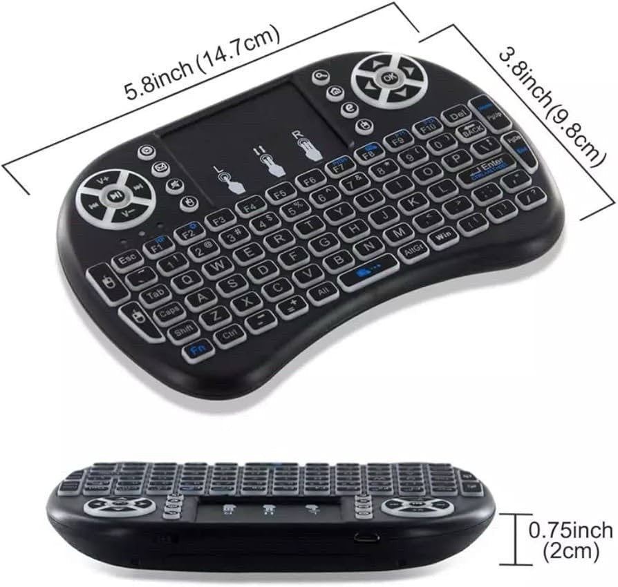 10Pcs-2.4GHz Mini Wireless Keyboard+ Mouse Wireless Touchpad Rechargeable Combos