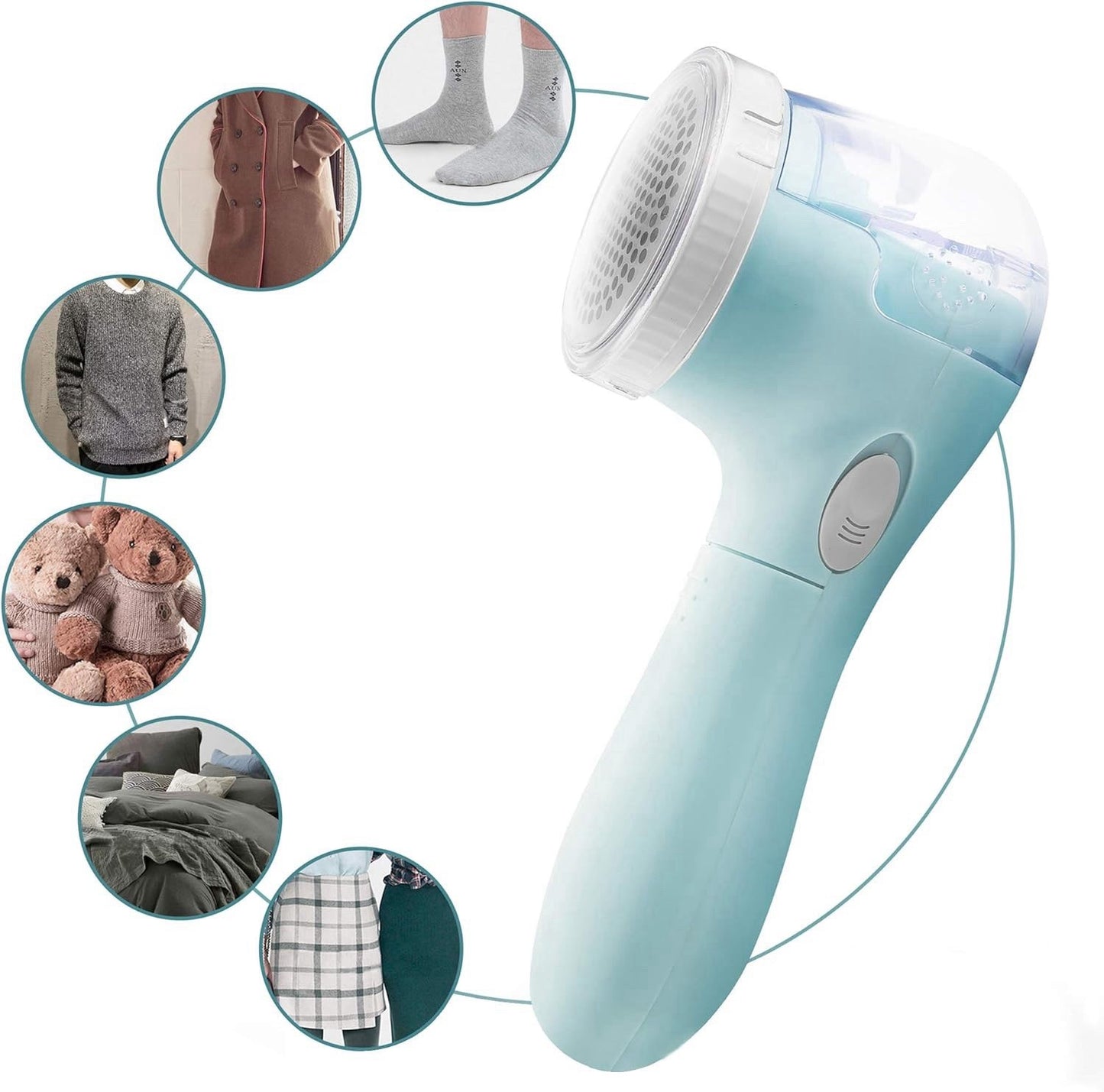 2pack Lint Remover – Electric Fabric Shaver for clothes. Removes