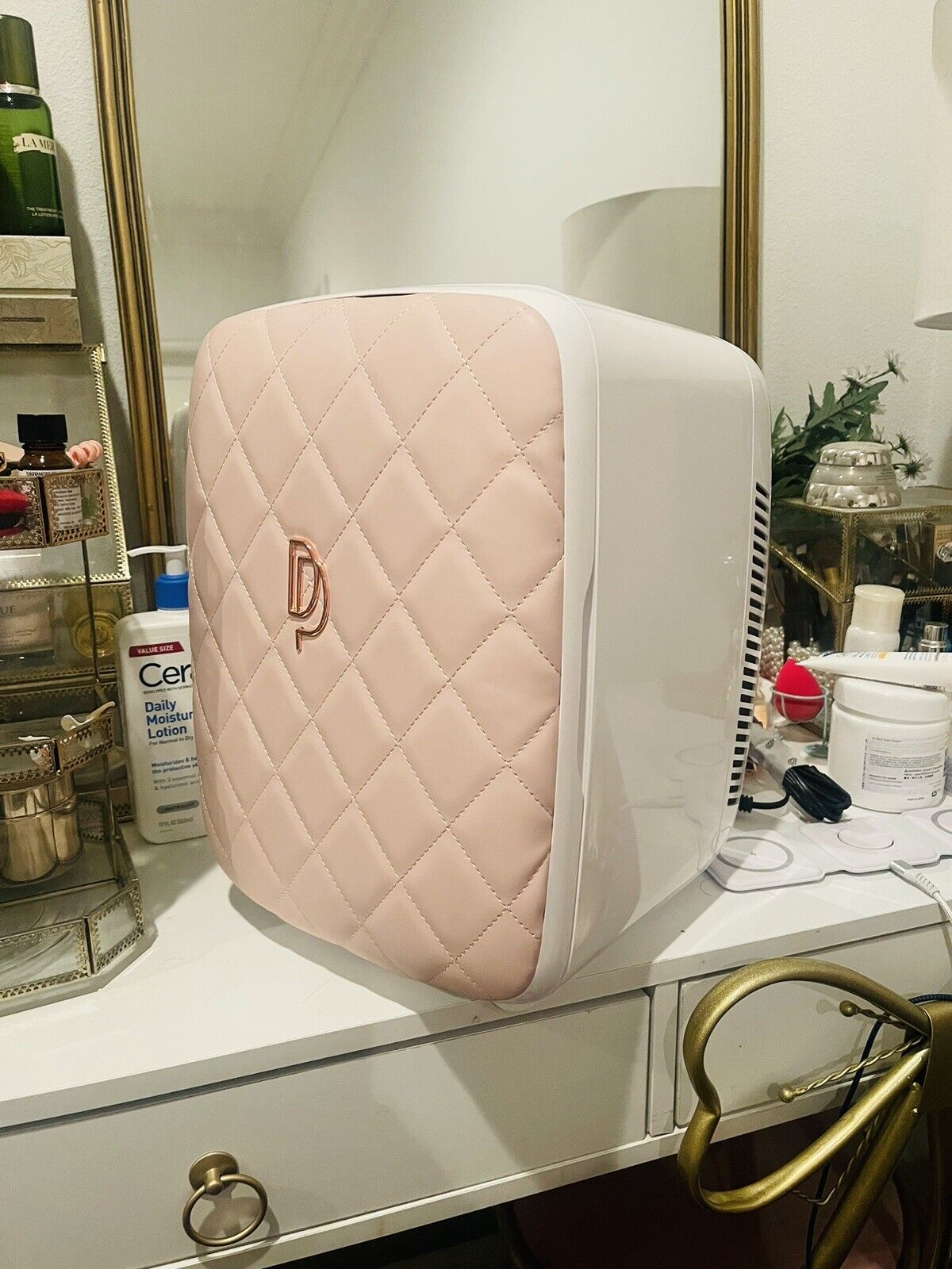 10L Portable Mini Firdge Cosmetics Firdge Table Top Ice Box Beauty Cooler