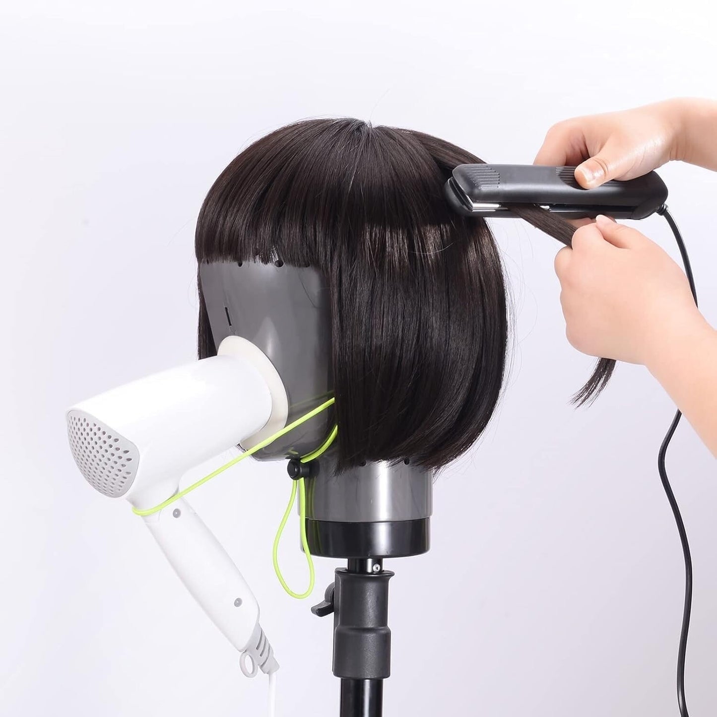 Hair Dryer Wig Stand Holder Mannequin Head
