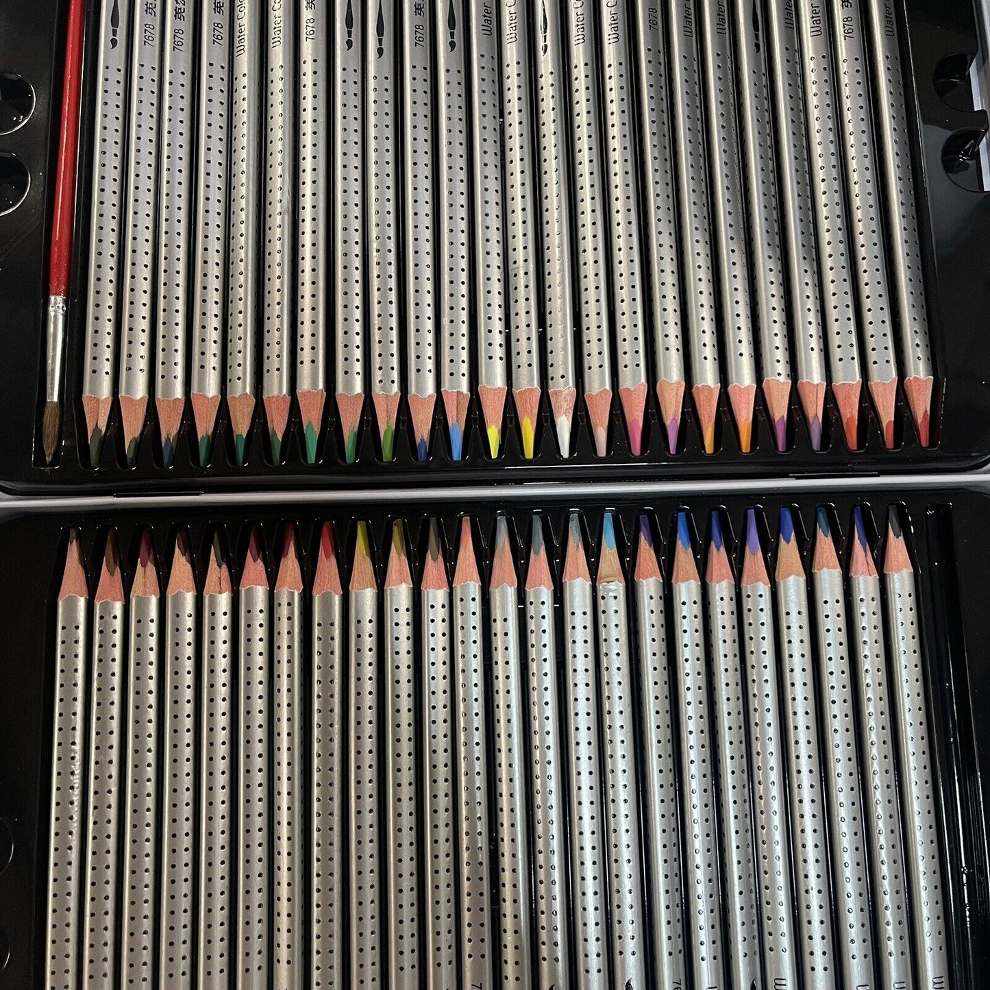 2 pack-96pcs Watercolor Colored Pencils Watercolor pencils (48pcs each box)