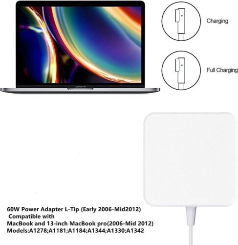 Mac Book Pro Charger, Compatible with 45W L-Tip AC Power Adapter