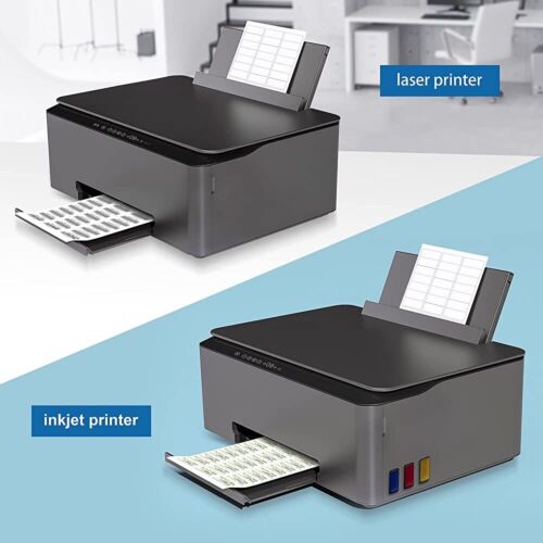 6000 Label 30 UP 1" x 2 5/8" Shipping Adhesive Blank Labels 200 Sheets 2.625 x 1