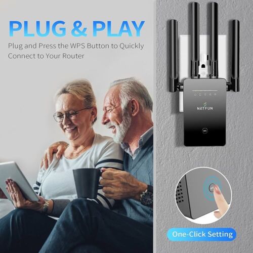 WiFi Extender Signal Booster Up To 9956 sq.ft Coverage