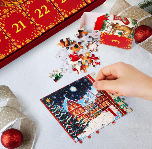 1200 PCS Christmas Advent Calendar Puzzles