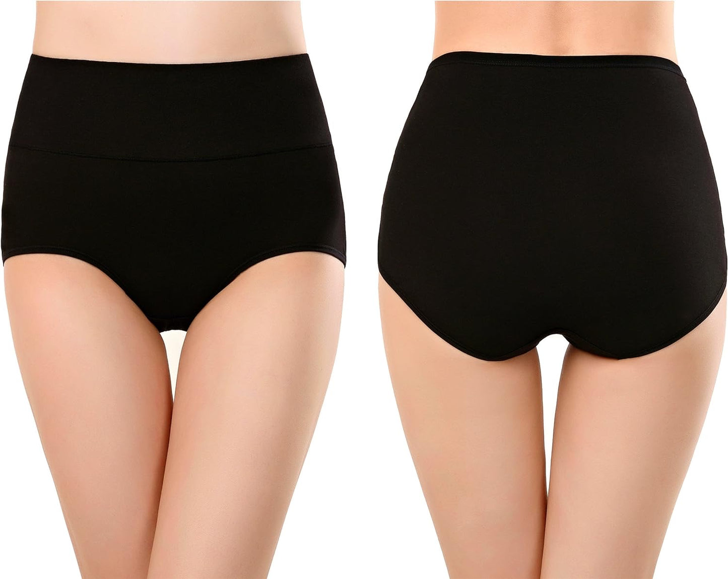5pcs XXL-Womens High Waist Cotton Panties C Section Recovery Postpartum Soft Stretchy Full Coverage Underwear(5 Pack)