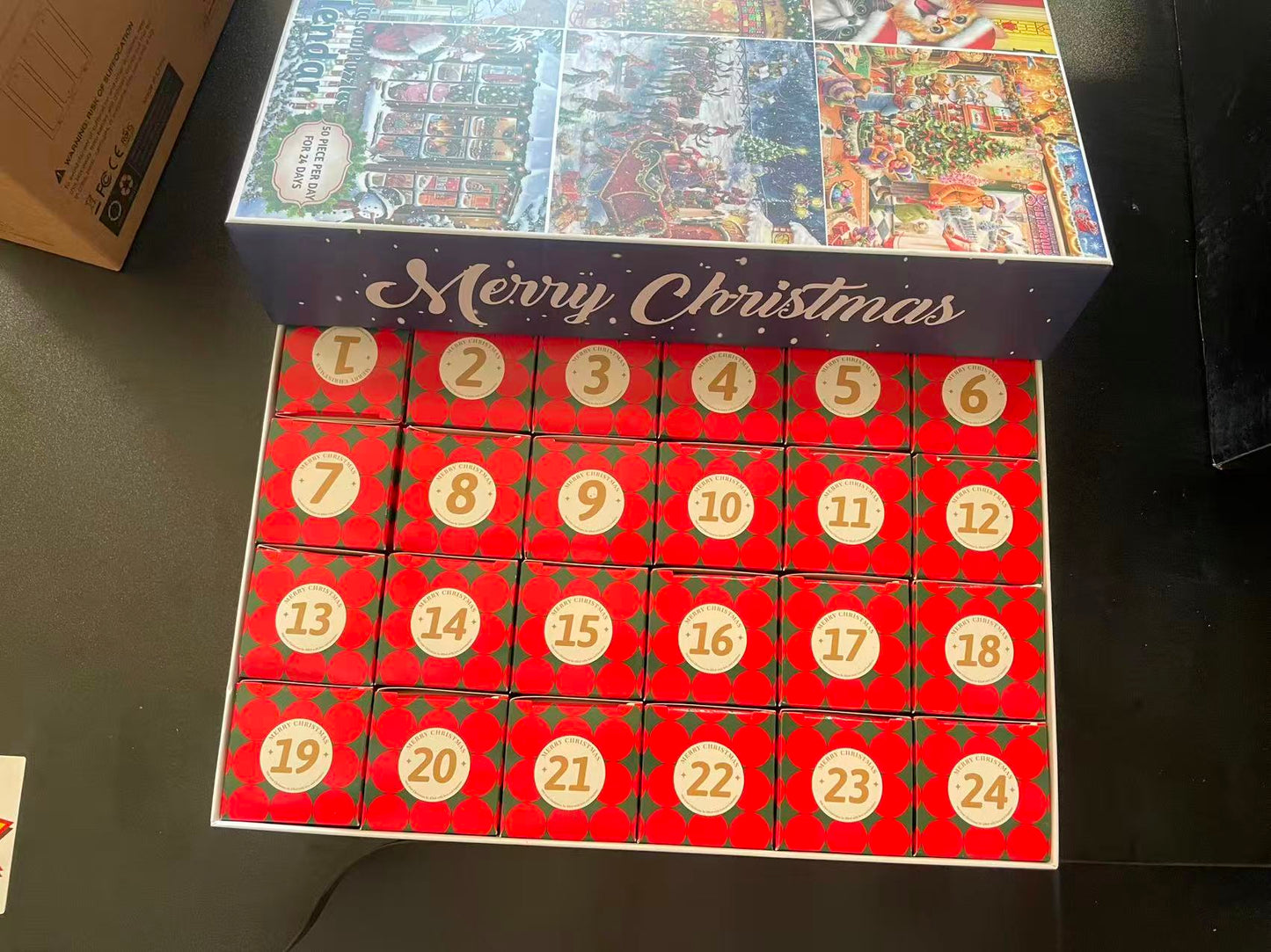 1200 PCS Christmas Advent Calendar Puzzles