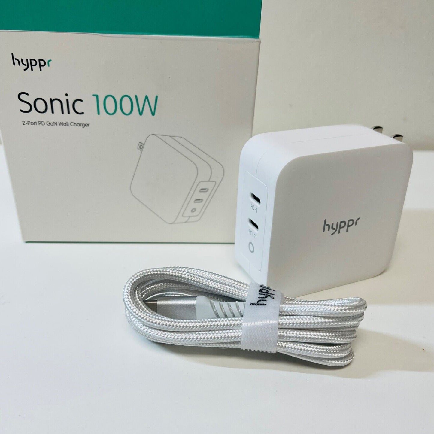 电缆 4 英尺 PD 充电器 hyppr 100W USB C 充电器 Macbook 快速 Type C 壁式充电器