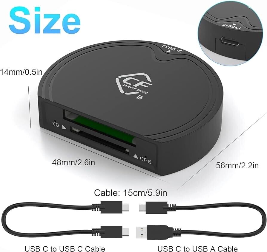 SD Card Reader for iPhone iPad Camera,Dual Card Slot Memory Card Reader Supports SD and TF Card Trail Camera Viewer Sd Card Adapter Portable Micro Sd Card Reader No Application Required Plug and Play