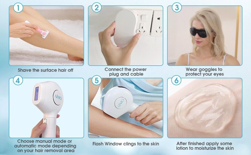 Hair Removal At-Home IPL Hair Removal for Women and Men Permanent