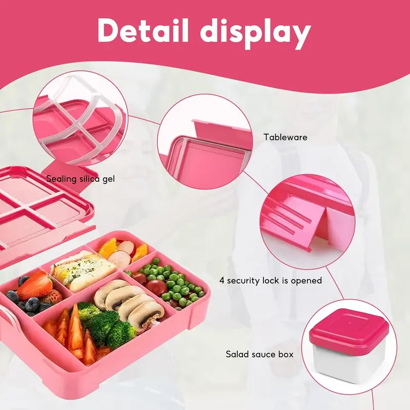 Bento Box for Adults Kids, Stylish Teens Adult Lunch Box
