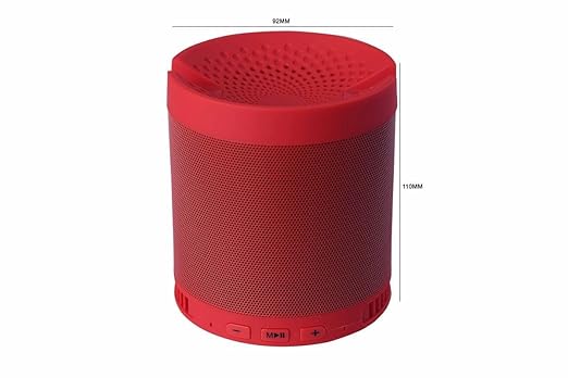 Bluetooth Speakers for Mobile, Phone, Laptops and Gym with Easy Control Button on Top with Multi-Functional Wireless Speakers Features like USB Connectivity/Rechargeable/Long Battery Serving/AUX/Rechargeable/Radio