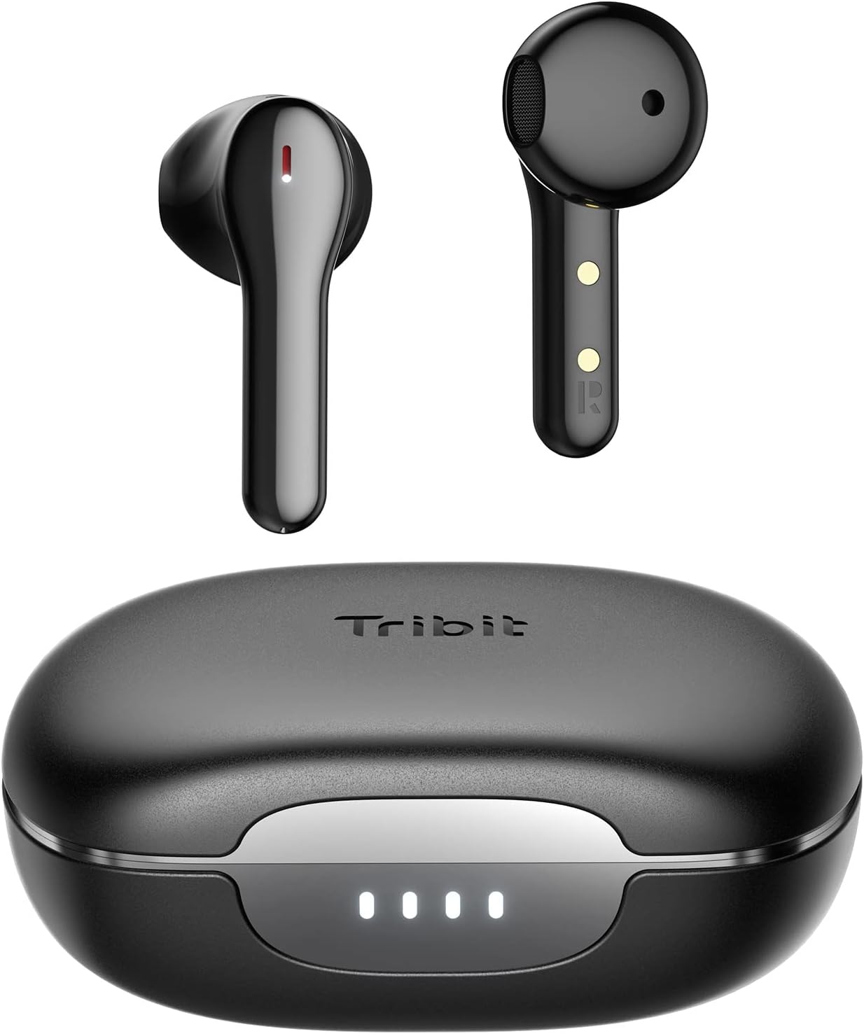 Tribit Wireless Earbuds, Bluetooth 5.2 Earbuds Qualcomm QCC3040, 4Mics CVC 8.0 Call Noise Canceling Crystal-Clear Calls Comfortable EarBuds