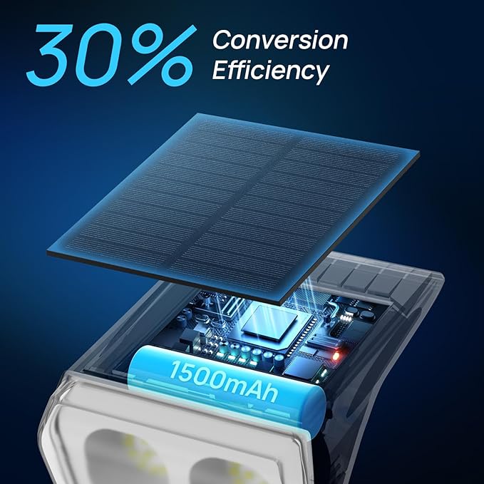 6 Pack-Consciot Solar Spot Lights Outdoor Waterproof, 24 LED Dusk-to-Dawn Solar Outdoor Lights, 2 in 1 Adjustable Wall Lights, Daylight Solar Landscape Spotlights for Garden Yard Wall Walkway,