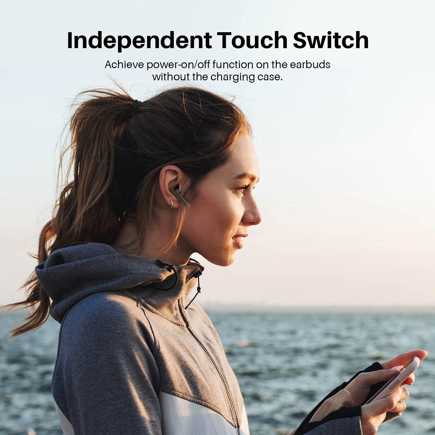Tribit Wireless Earbuds, Bluetooth 5.2 Earbuds Qualcomm QCC3040, 4Mics CVC 8.0 Call Noise Canceling Crystal-Clear Calls Comfortable EarBuds