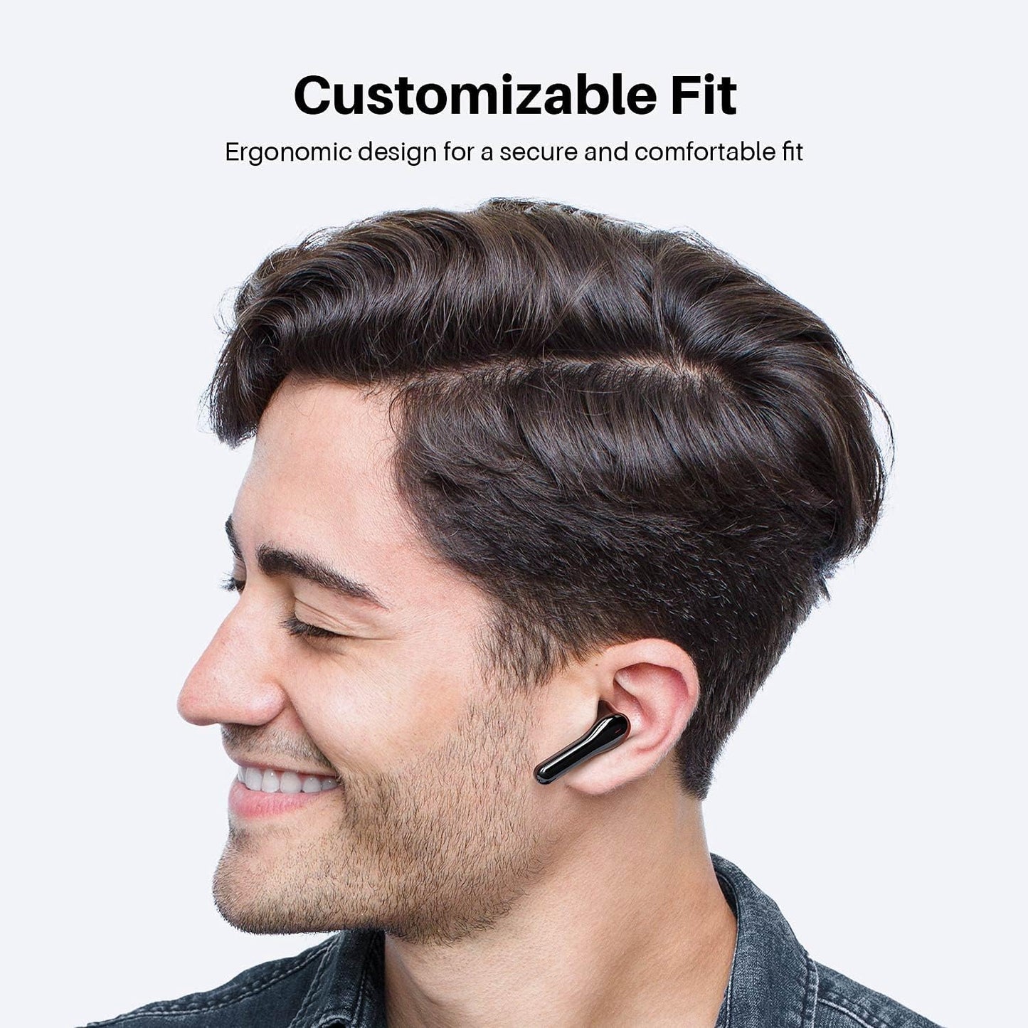 Tribit Wireless Earbuds, Bluetooth 5.2 Earbuds Qualcomm QCC3040, 4Mics CVC 8.0 Call Noise Canceling Crystal-Clear Calls Comfortable EarBuds