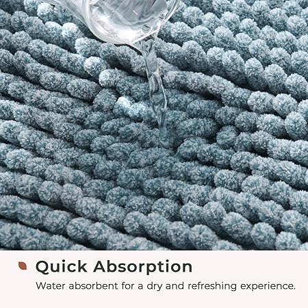 Bathroom Rugs Mat 32"x20", Non-Slip Bath Mat for Bathroom Floor & Bathtub