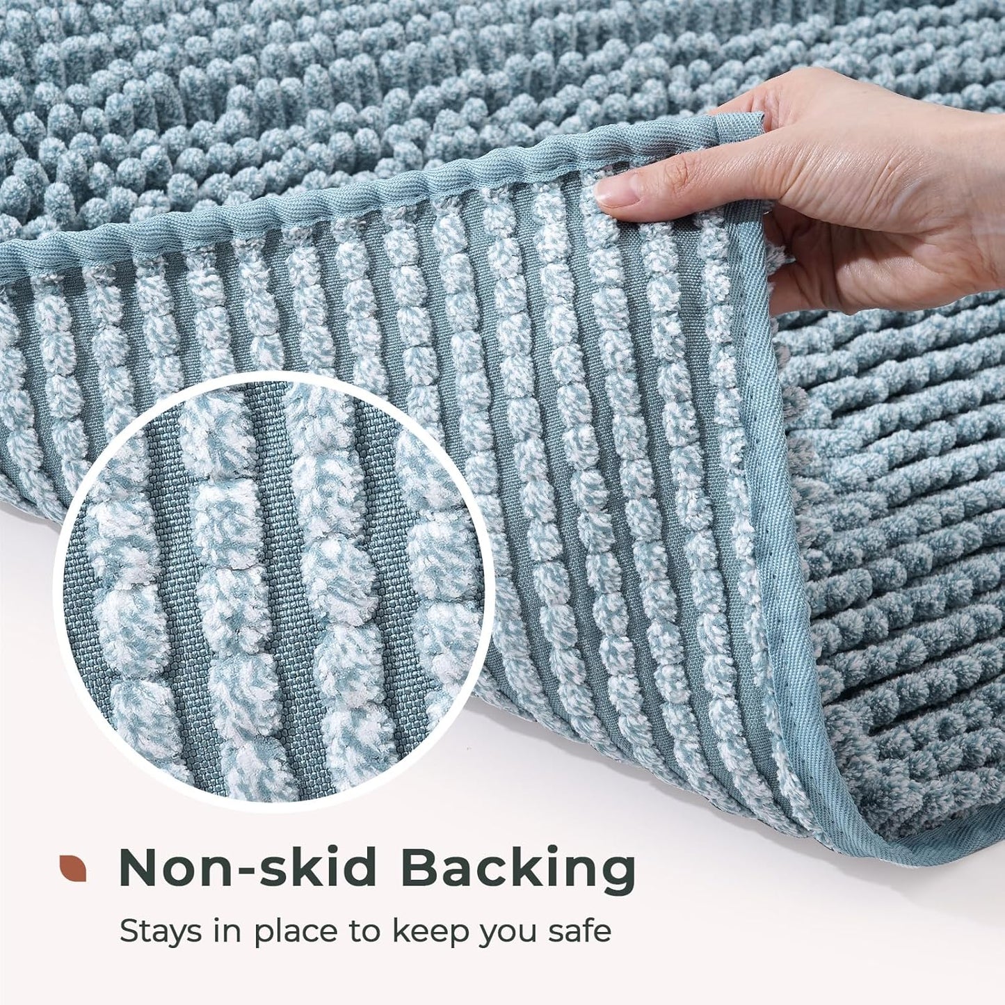 Bathroom Rugs Mat 32"x20", Non-Slip Bath Mat for Bathroom Floor & Bathtub