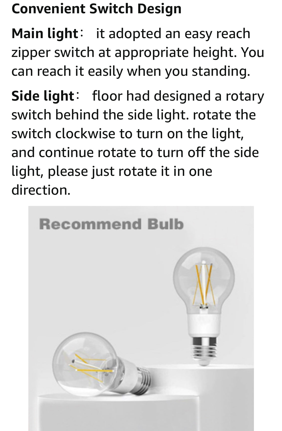 Floor Lamps for Living Room, Modern Standing Lamp with Adjustable Reading Light, LED Fabric Shade Industrial Lamps with 1.8m Cable for Living Room, Apartment, Office Standing Lamp