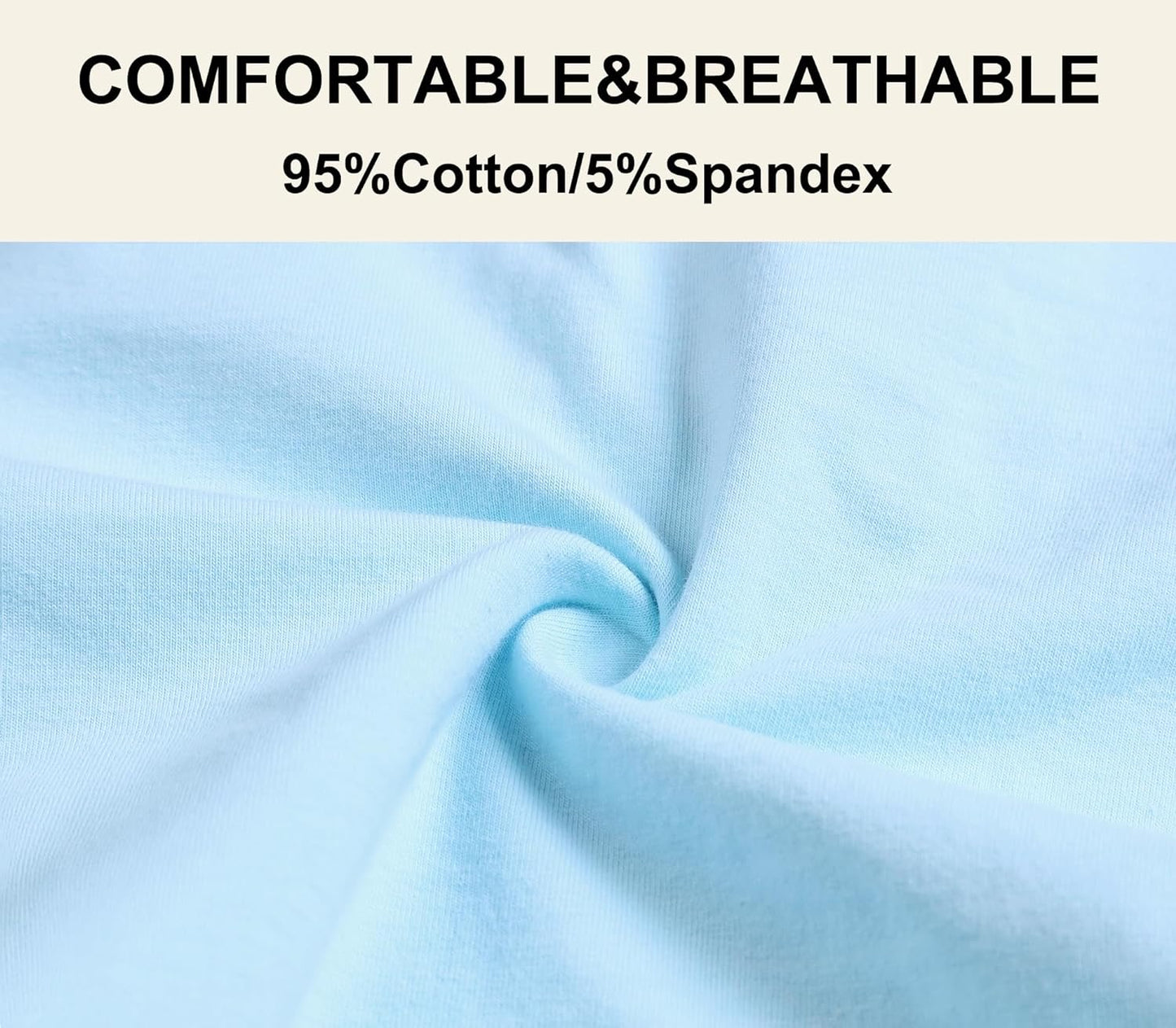 5pcs XXL-Womens High Waist Cotton Panties C Section Recovery Postpartum Soft Stretchy Full Coverage Underwear(5 Pack)