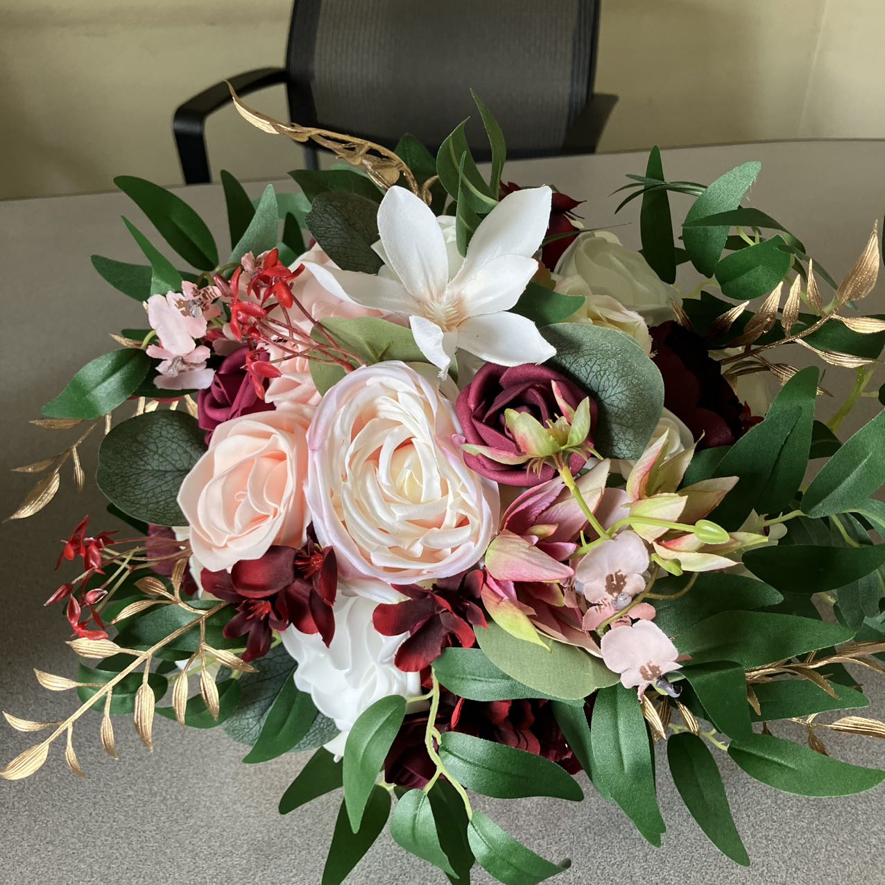 13in Rose Bouquet Home Décor Artificial Flowers Graduations, Performances, Birthdays, Proposals, Baby Showers, Weddings Home Décor, Dining Tables, Offices,Bedrooms