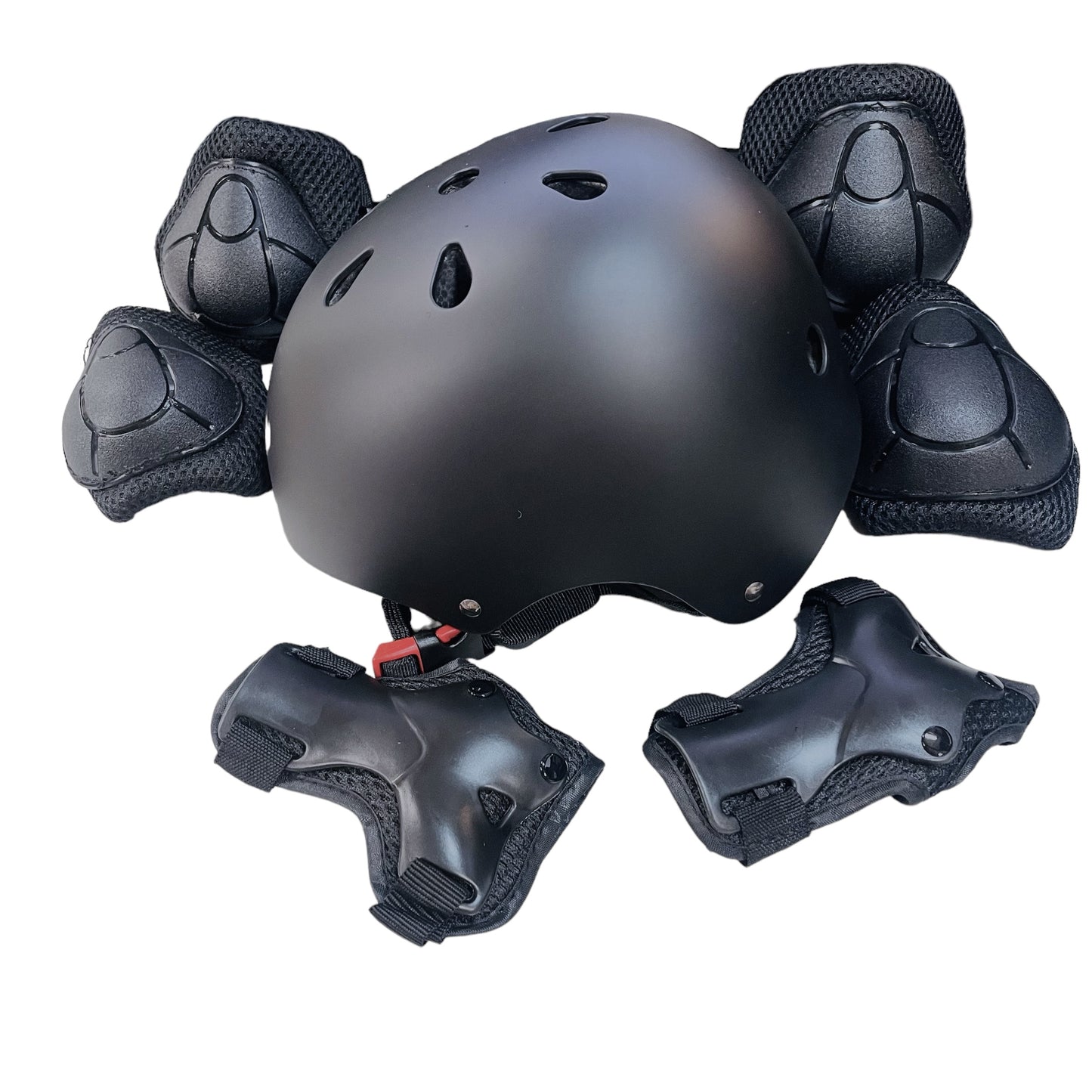 2-7 Years Old Kids Helmet, with Sports Protective Gear Set Knee Elbow Wrist Pads