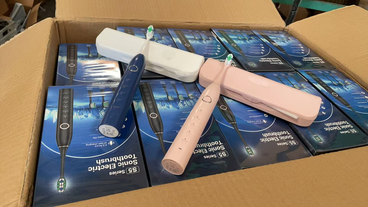 Rtauys S5 Upgraded Sonic Electric Toothbrush for Adults with 8 Brush Heads