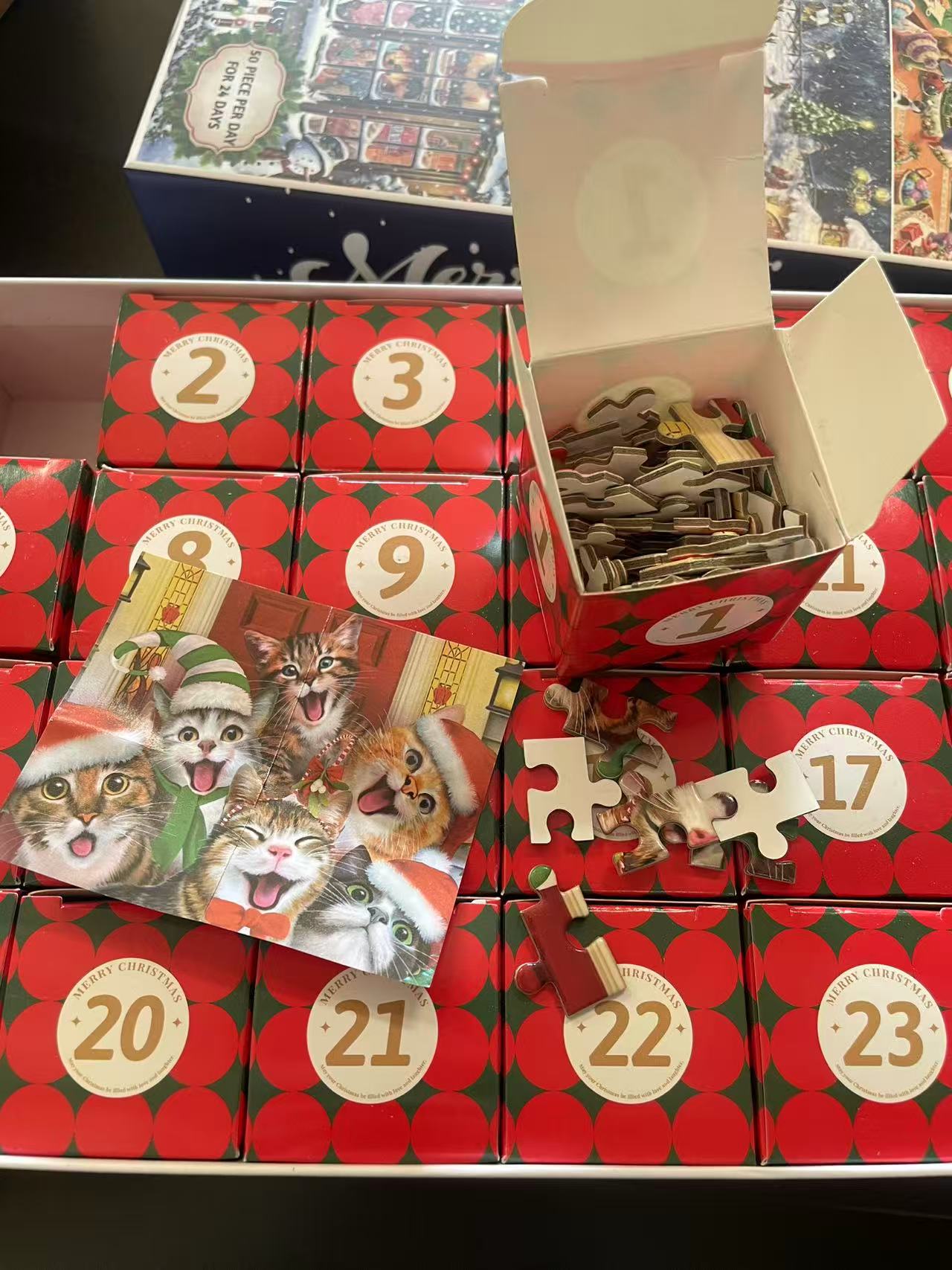 1200 PCS Christmas Advent Calendar Puzzles