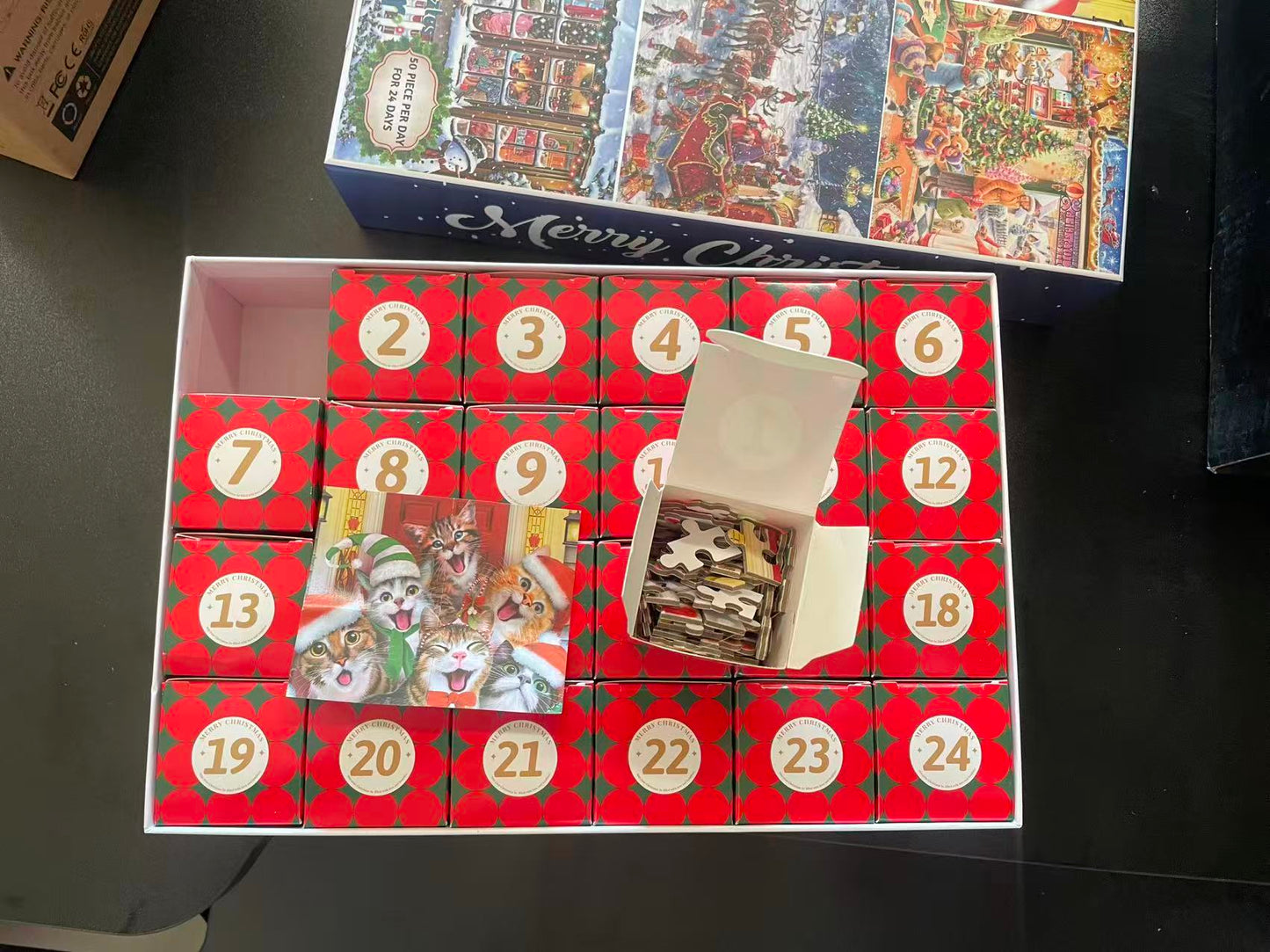 1200 PCS Christmas Advent Calendar Puzzles