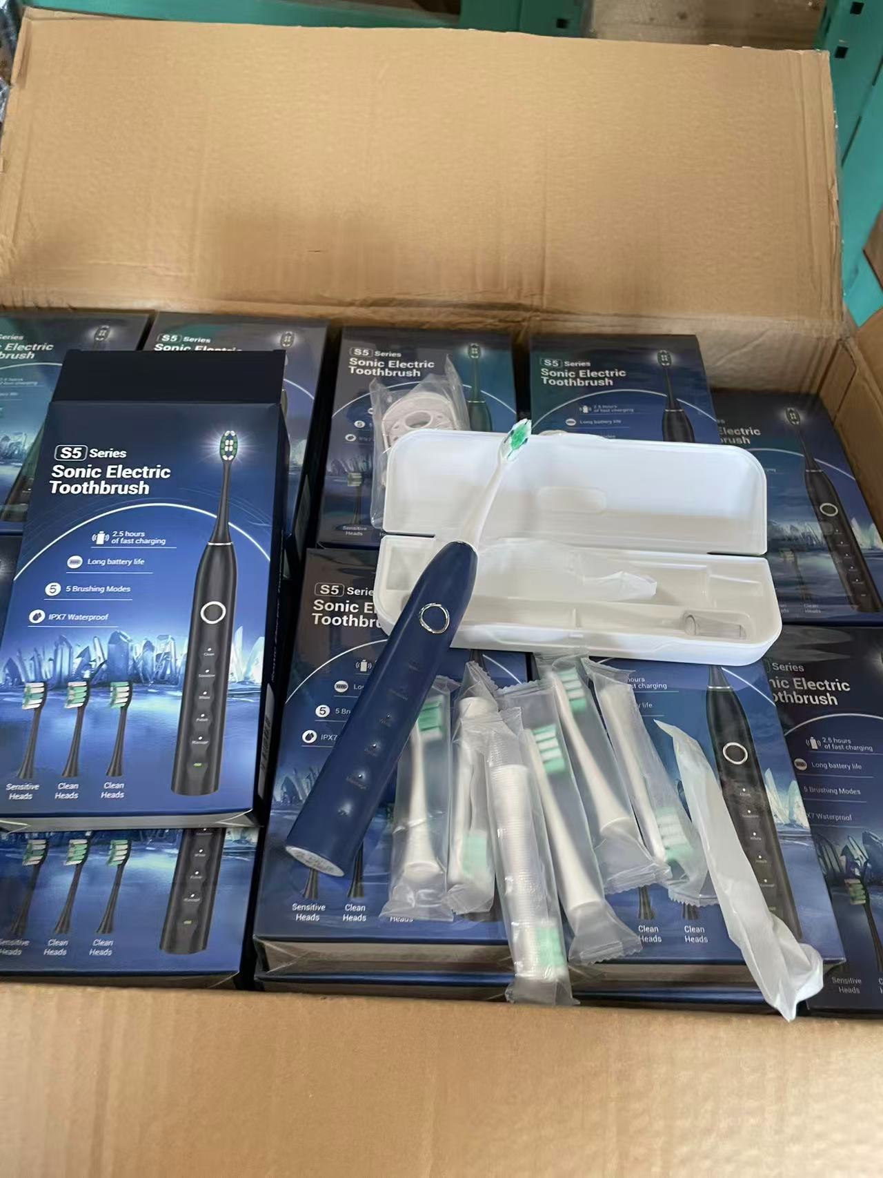 Rtauys S5 Upgraded Sonic Electric Toothbrush for Adults with 8 Brush Heads