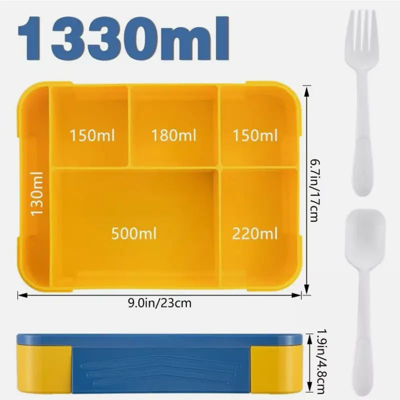 Bento Box for Adults Kids, Stylish Teens Adult Lunch Box