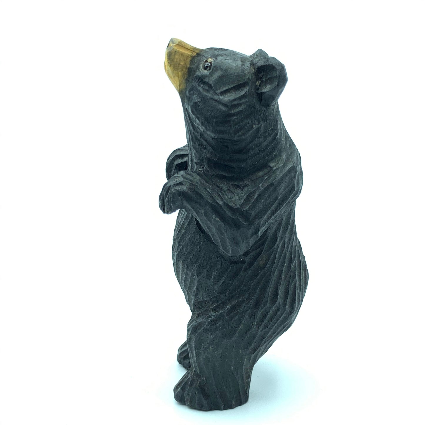 YEEYAYA Wood sculpture Home decor Wood statue Wood figurines room decor Hand Carved wild animals Zoo Wood decor