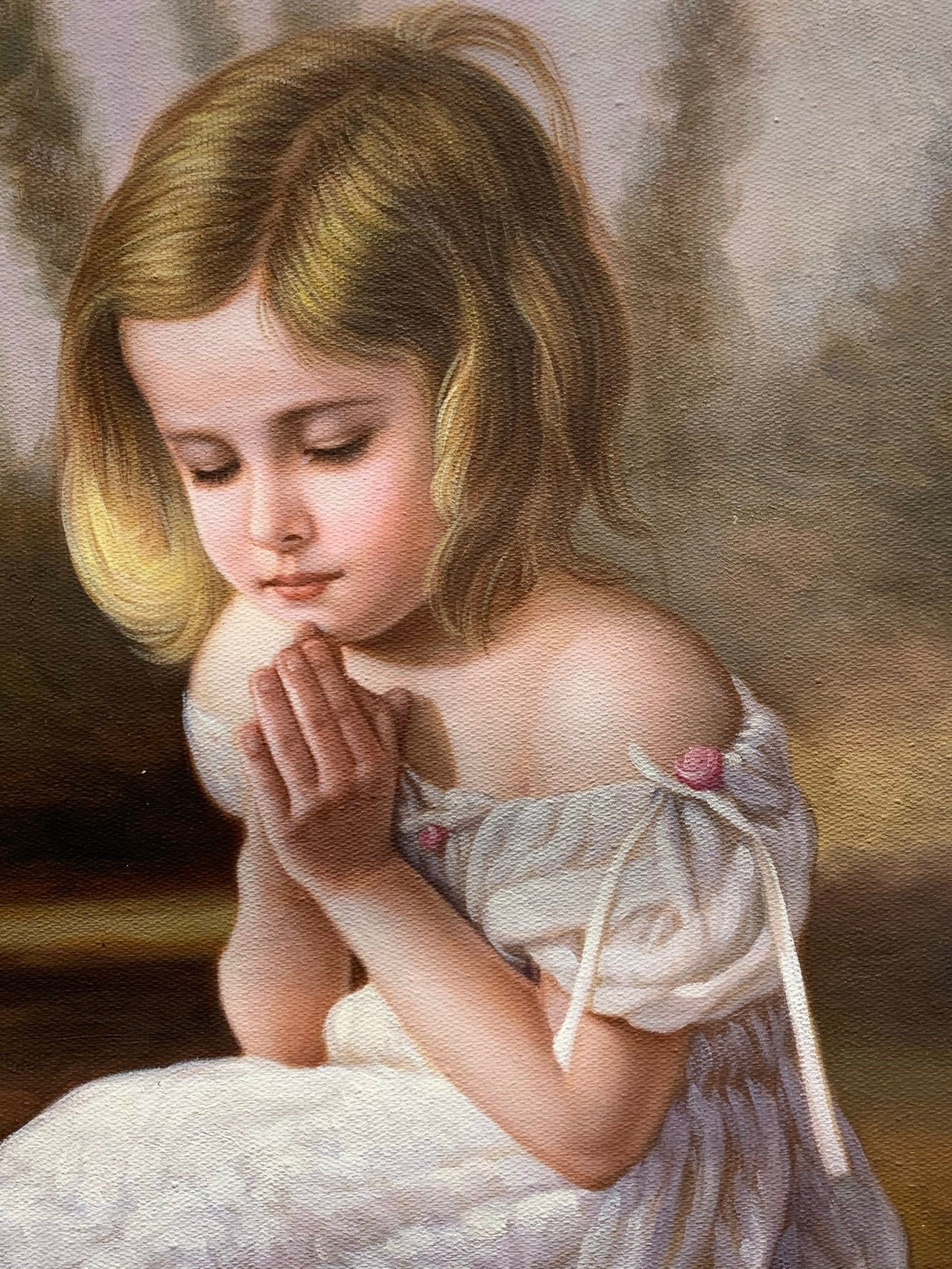 100% hand-painted 12.5 in×16.5 in oil paintings The classical field