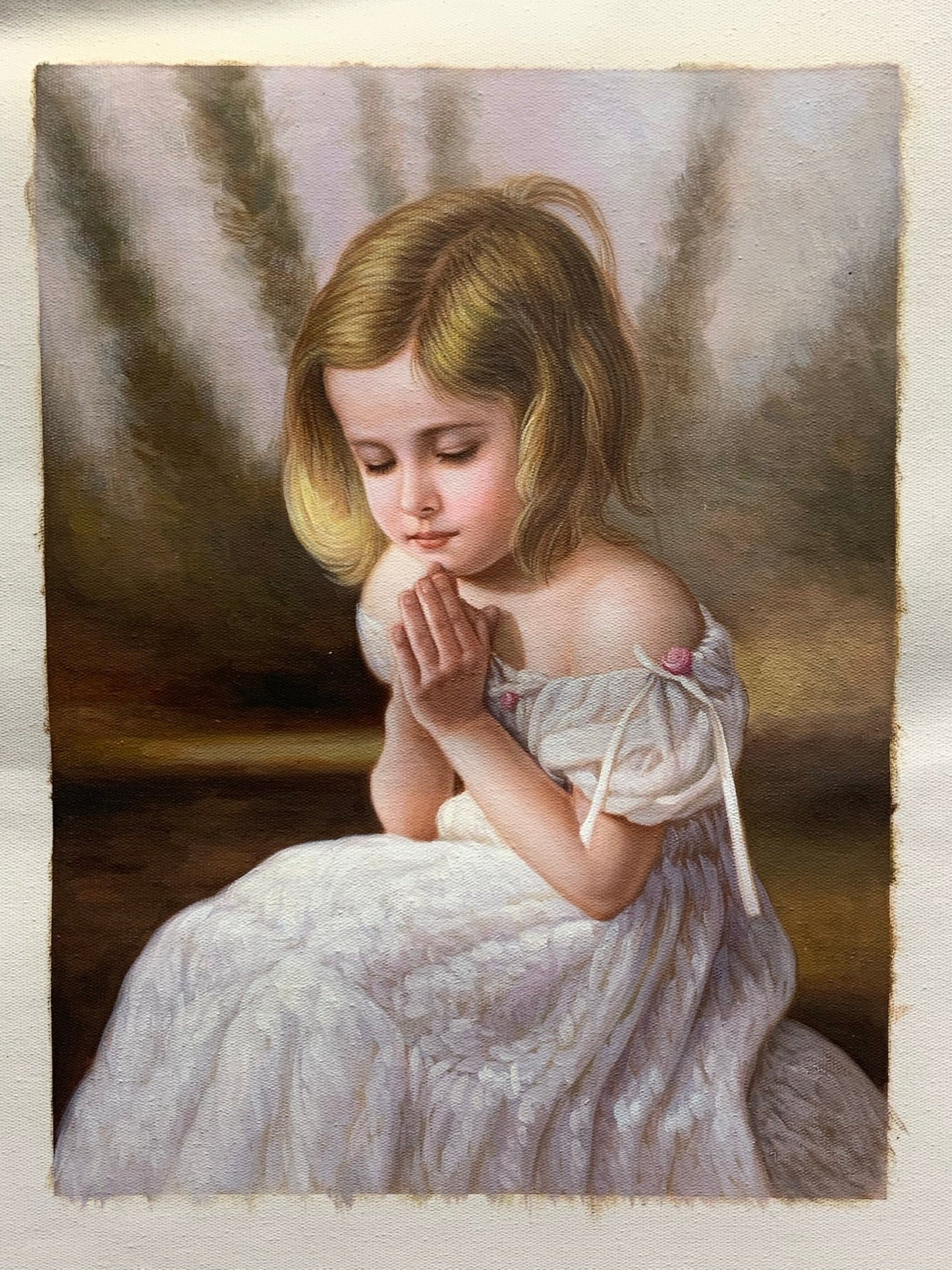 100% hand-painted 12.5 in×16.5 in oil paintings The classical field