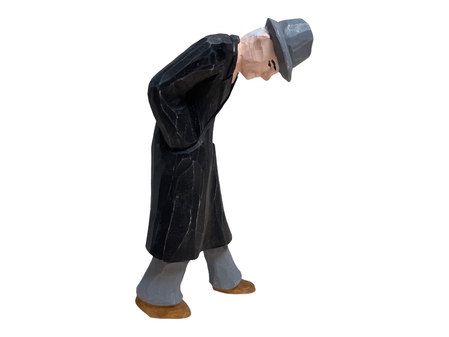 YEEYAYA man statue Wood sculpture woodcarving Hand Carved Wood Wooden Figurine home Decor Room decor