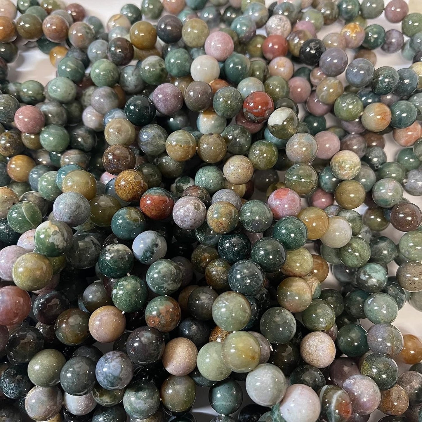 Natural stone bracelet 12mm (0.47") Bead 7-8.5 Inch beaded bracelets agate bracelet for women-(come with box)