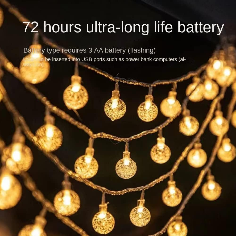 LED String Light Solar Lights Outdoor Garden Wedding Decoration Lamp Waterproof 12M Garland Christmas