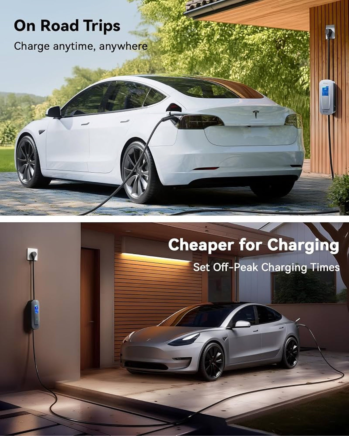 Road trips and off-peak scheduled charging