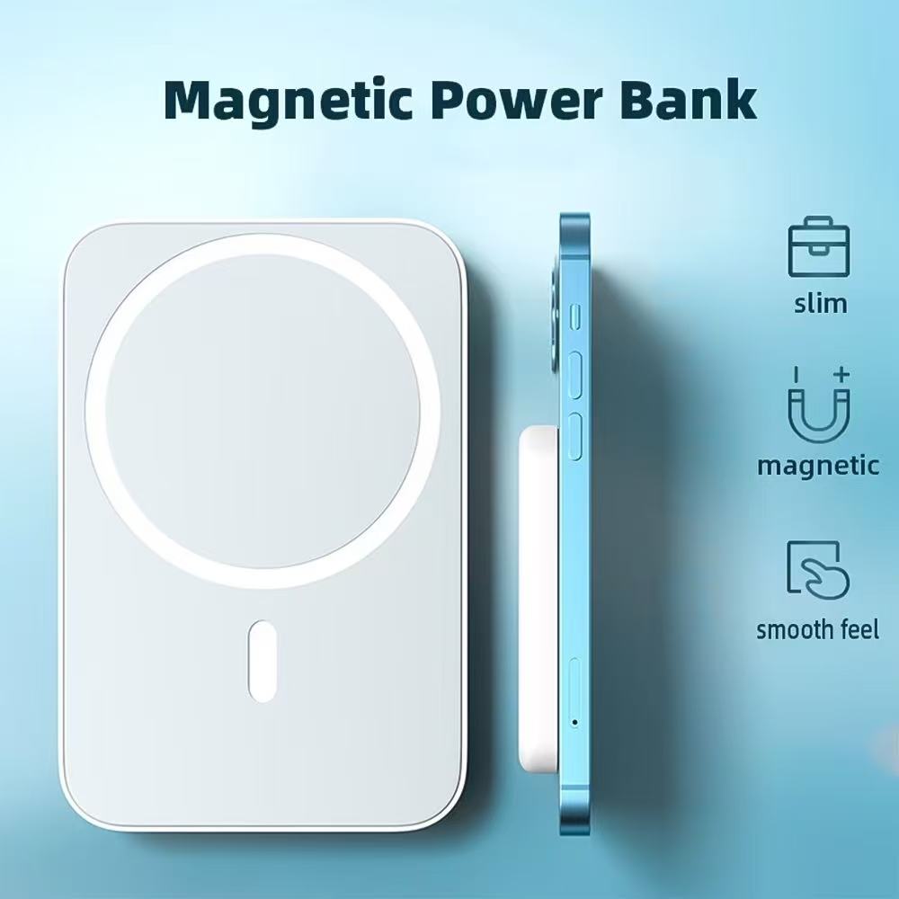 5000mAh Slim Magnetic Portable Charger